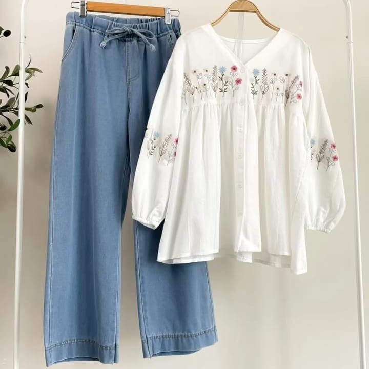 SHORT TOP WITH BAGGY  ZKST01