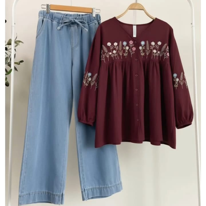 BEST KURTIS WITH BAGGY PANTS