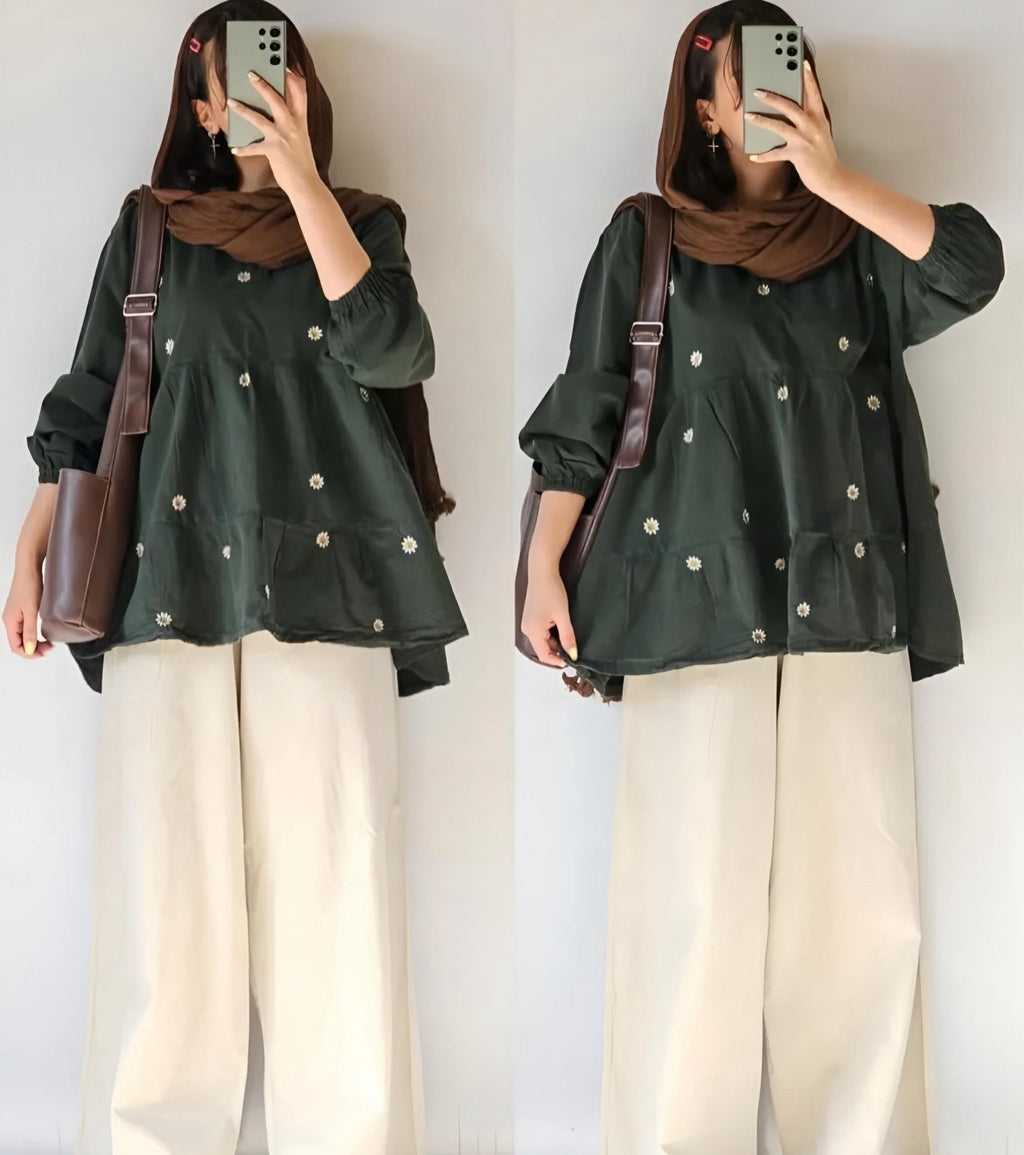SHORT TOP WITH BAGGI PANT ZKSB01