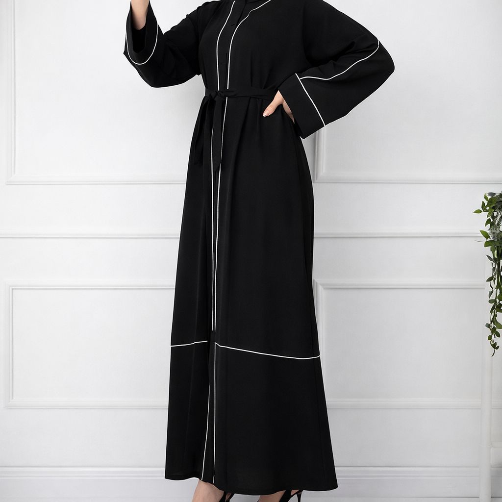 STYLISH EMPROIDERY ABAAYA ZKAO2