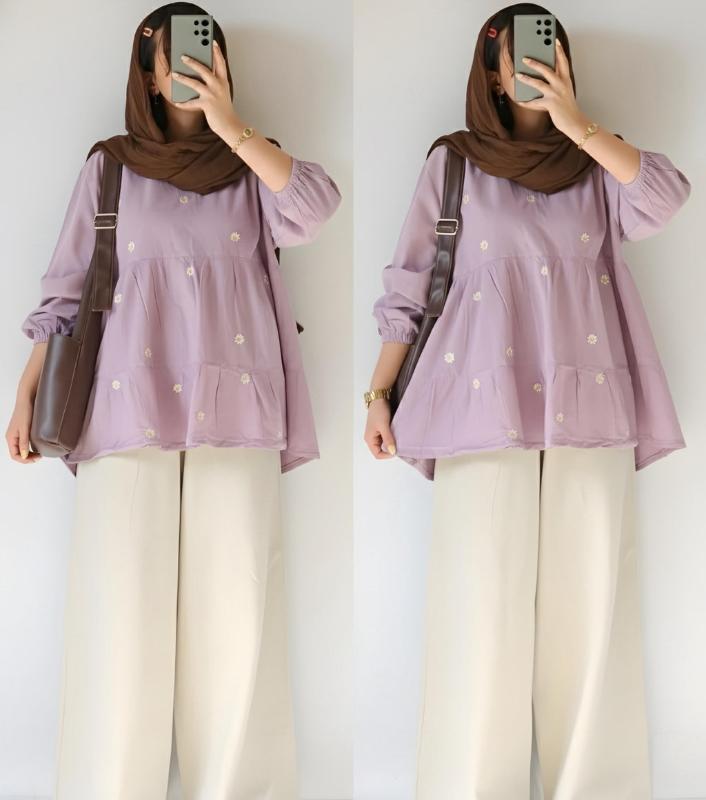 SHORT TOP WITH BAGGI PANT ZKSB01