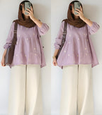SHORT TOP WITH BAGGI PANT ZKSB01