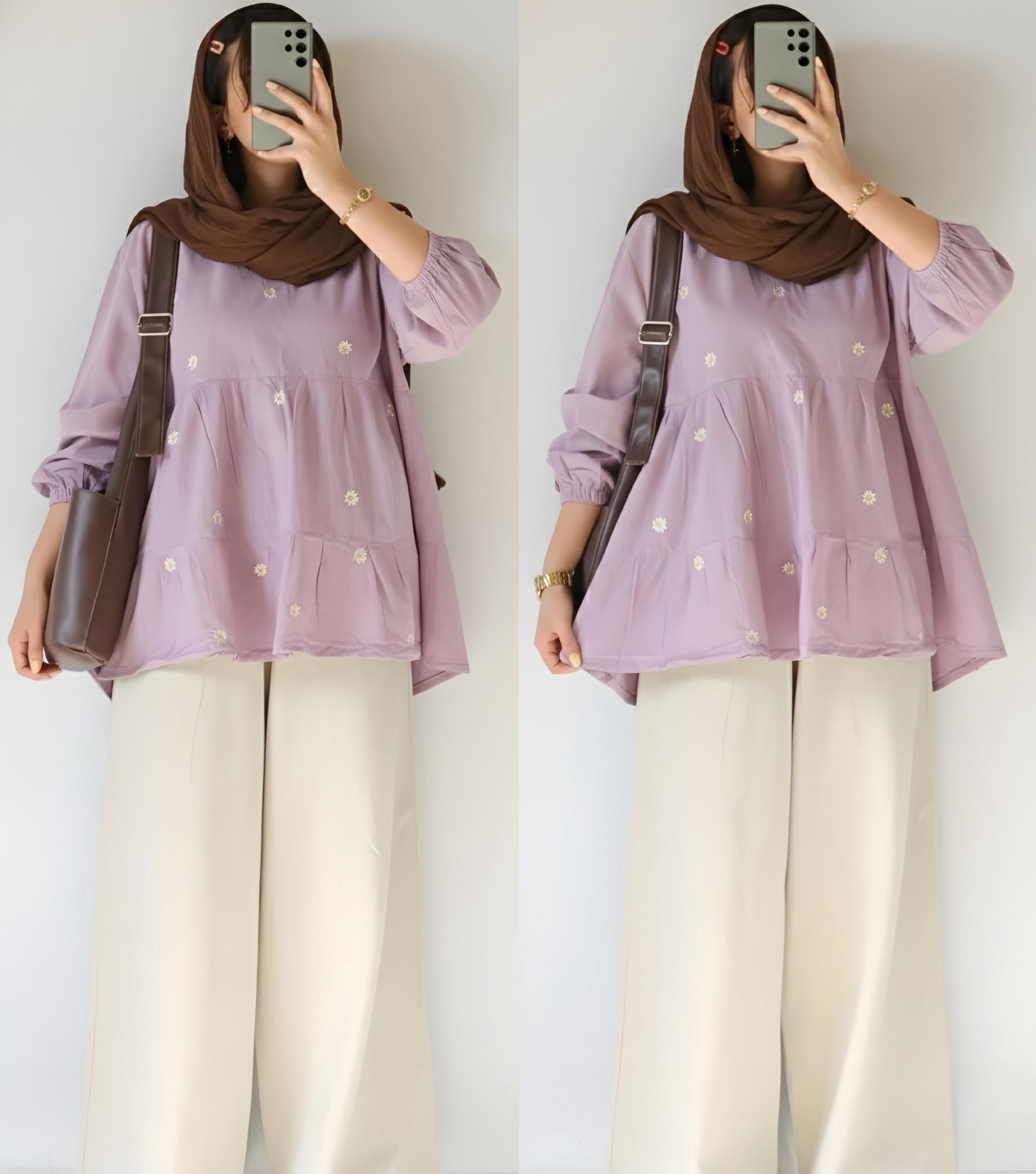 SHORT TOP WITH BAGGI PANT ZKSB01