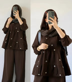 SHORT TOP WITH BAGGI PANT ZKSB01
